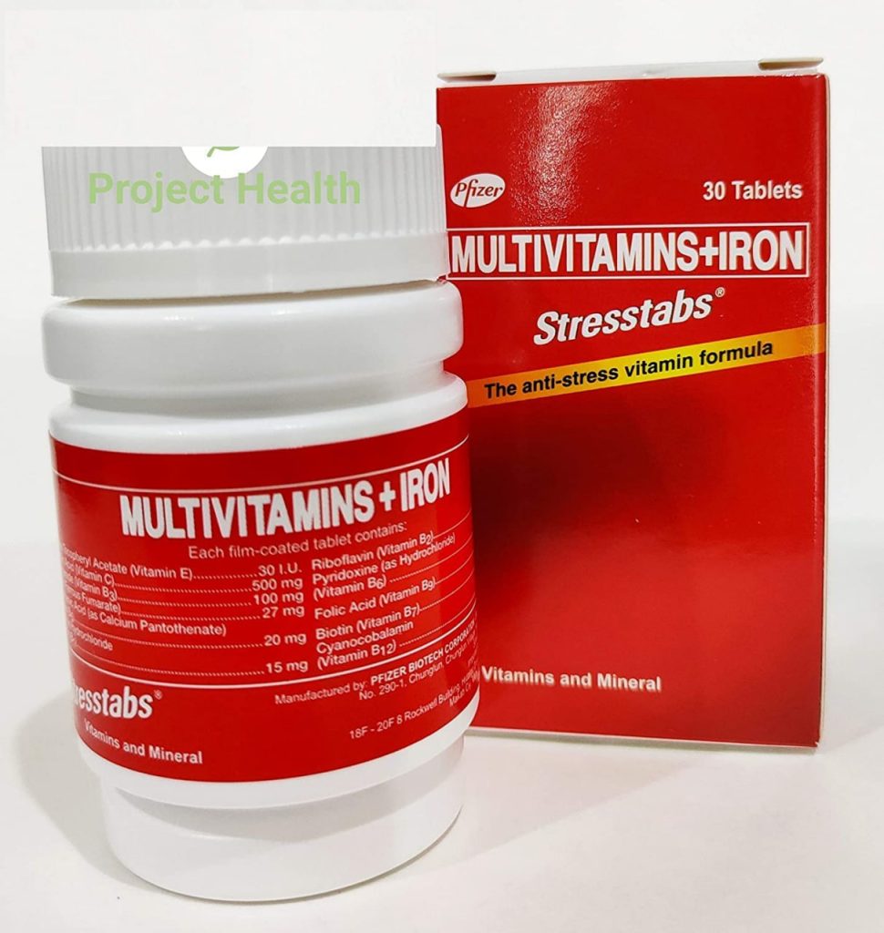Stresstabs Multivitamins And Iron Tablets