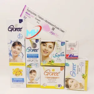 Goree Set Body Lotion,Face wash, Whitening Soap, Day & Night Cream and Beauty Cream, Skinlite, Ls BL Cream
