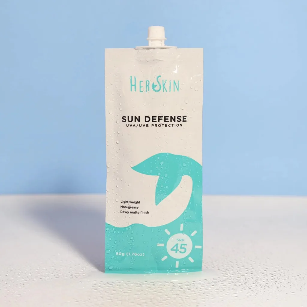 HerSkin Sun Defense with SPF 45