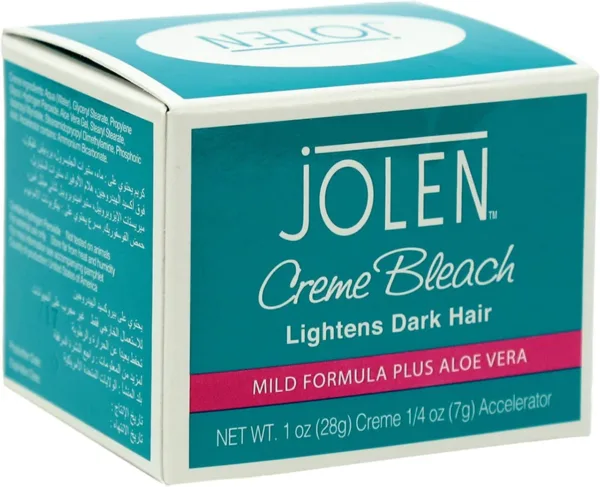 Jolen Creme Bleach Lightens Dark Hair