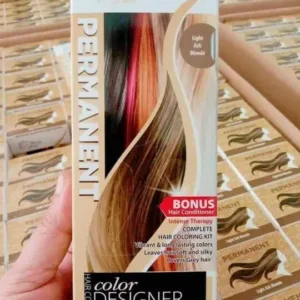 Merry Sun Permanent Hair Coloring Kit Light Ash Blonde