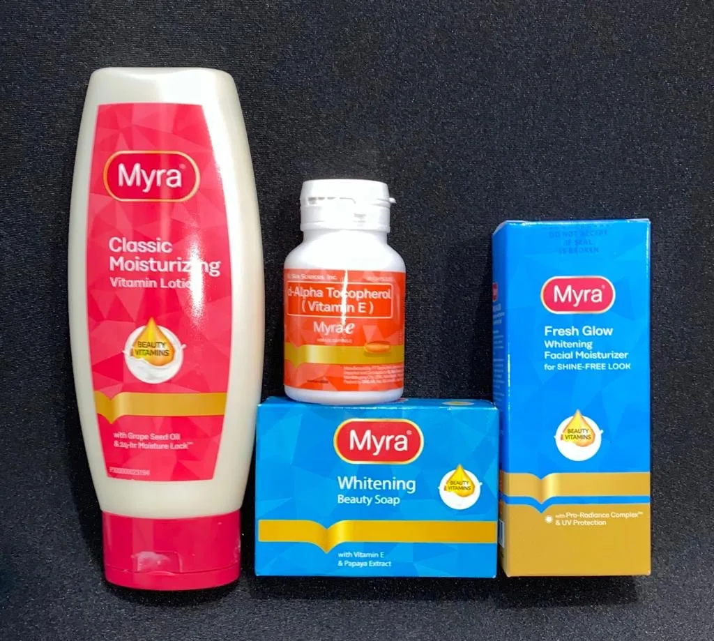 Myra E Capsules+Myra Moisturizer+Myra Soap+Myra Lotion