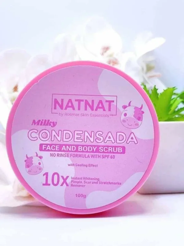 Natnat by Rosmar Milky Condensada Whipped Face & Body Scrub 100 grams
