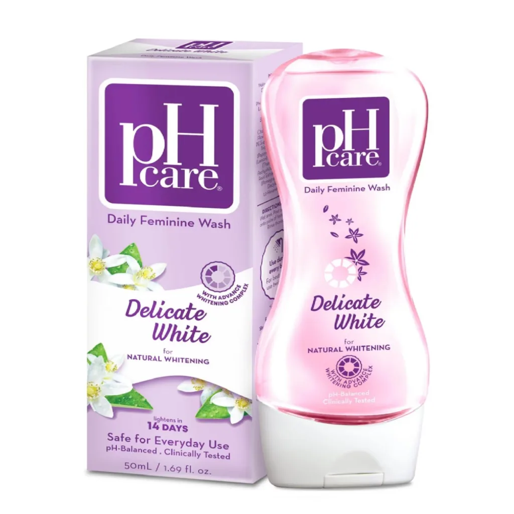 Ph Care Daily Feminine Wash Delicate White for Nutural Whitening
