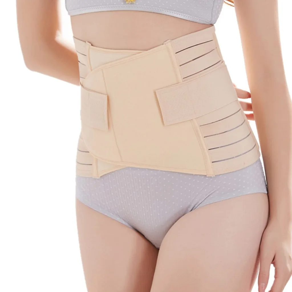 Postpartum Support Waist Trainer Women Corset Waist Relief Body Shaper Girdle Recovery Belly Waist Pelvis Belt Shapewear Slimming Girdle