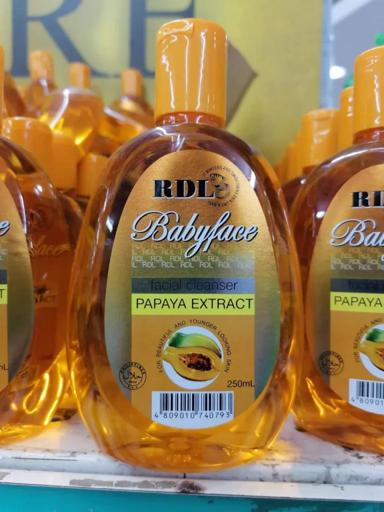 RDL Babyface Facial Cleanser Papaya Extract Price 250ML 3KD and 150Ml