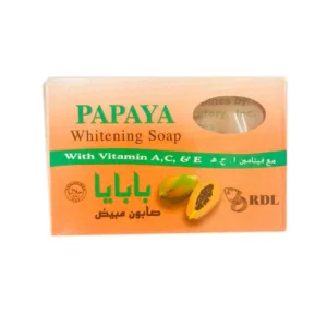 RDL Papaya Whitening Soap with Vitamin A,C & E