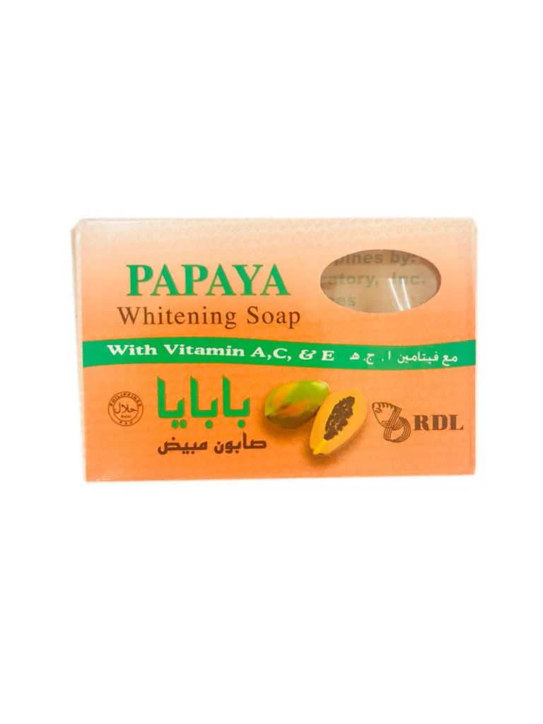 RDL Papaya Whitening Soap with Vitamin A,C & E
