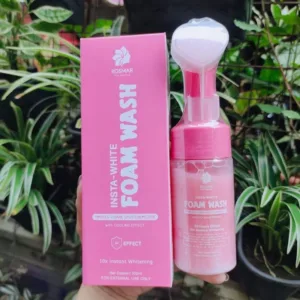 Rosmar Insta White Facial Foam Wash Pimples+ Dark Spots Remover an 10X Instant Whitening