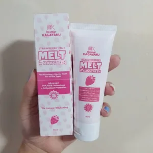 Rosmar Kagayaku Strawberry Milk Melt in Sunscreen SPF