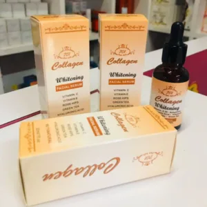 SERUM COLLAGEN WHITENING FACIAL SERUM 30 ML Vitamin c, Vitamin e, Rose Hips, Green Tea Hyaluronic Acid