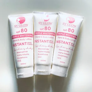 Sy Glow Spf 80 Triple Whitening Hand & Body Lotion